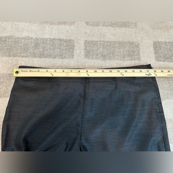 St. John Women’s Wool Silk Blend Emma Trousers Charcoal Gray (Size 12) - Picture 6 of 8